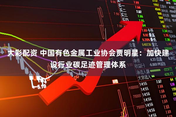 大彩配资 中国有色金属工业协会贾明星：加快建设行业碳足迹管理体系